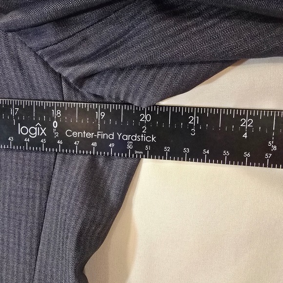 DE FURSAC Zignone Collaboration Men's Blazer Suit Jacket Dark Gray Pinstripe - Picture 11 of 11